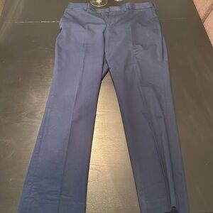 Navy blue men’s suit pants